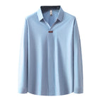 Long Sleeve Polo Shirt for Men
