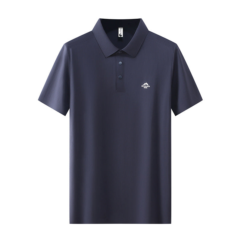 Short Sleeve Polo Shirt for Men Collar T-Shirt