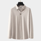 Long Sleeve Polo Shirt for Men