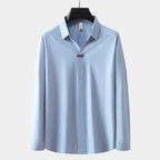 Long Sleeve Polo Shirt for Men