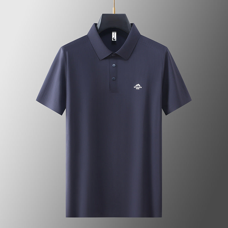 Short Sleeve Polo Shirt for Men Collar T-Shirt