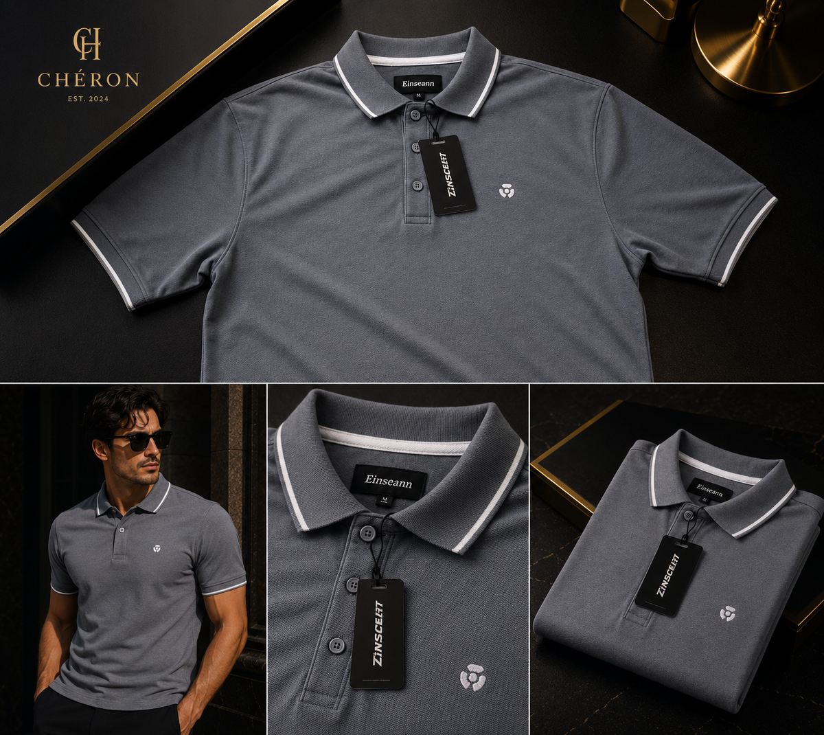 CHÊRON SILVER POLO